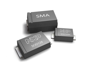 采用2引脚FlatPower SOD128封装(3.8 x 2.5 x 1 mm)的TVS新产品