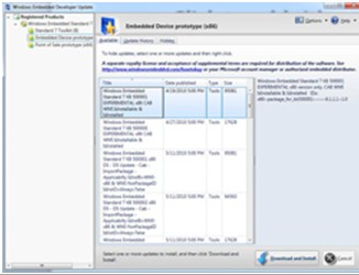Windows Embedded开发者更新可供下载