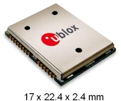 u-blox LEA-6R: 内置惯性导航功能的独立GPS 模块