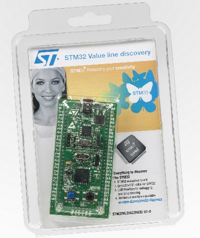 意法半导体（ST）推出STM32 Discovery Kit，为32位微控制器低成本开发工具树立行业新标杆