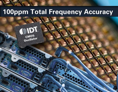 IDT 推出全球精度最高的全硅 CMOS 振荡器