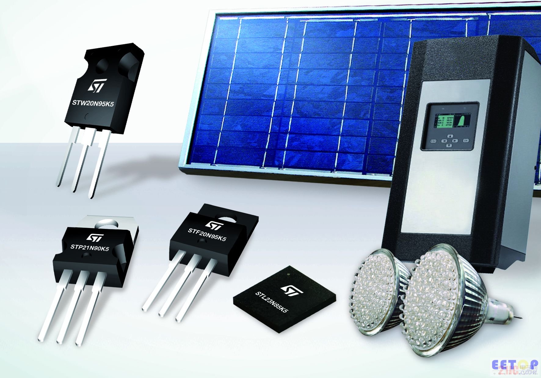 意法半 导体（ST）发布先进功率MOSFET 系列产品