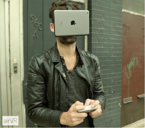把iPad mini戴脸上，你也能体验虚拟现实技术