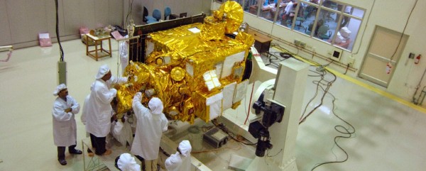 Chandrayaan-1_spacecraft_undergoing_pre-launch_tests.jpg