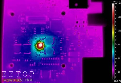 FOTRIC热像仪检测电路板